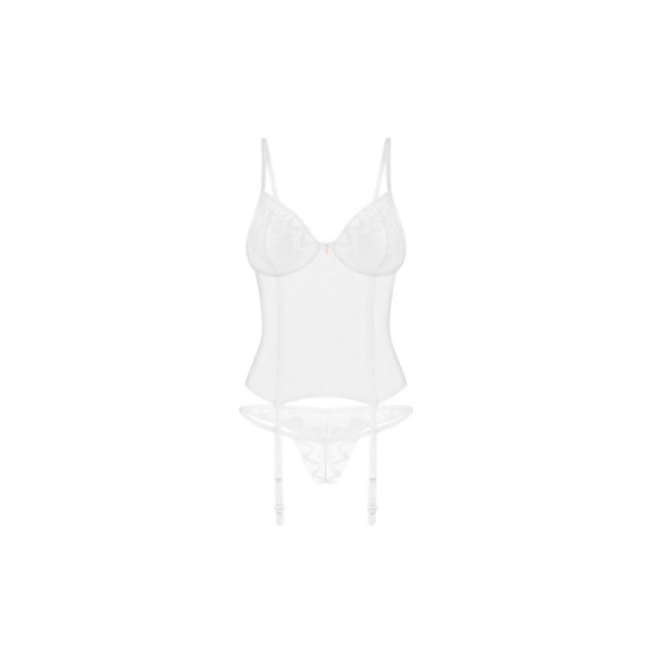 Alissium corset et string - Blancs